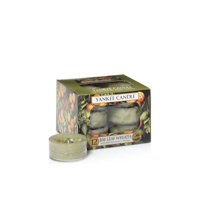 Yankee Candle Bay Leaf Wreath Tea Lights-1